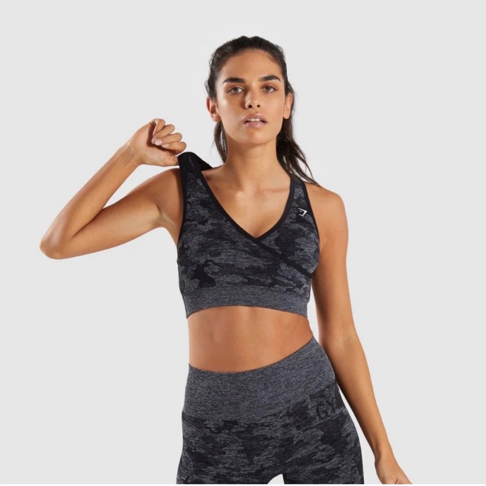 Gymshark adapt animal print sports bra